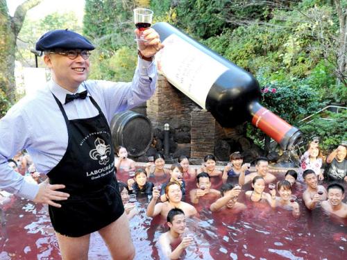 Nuotando nel vino .....