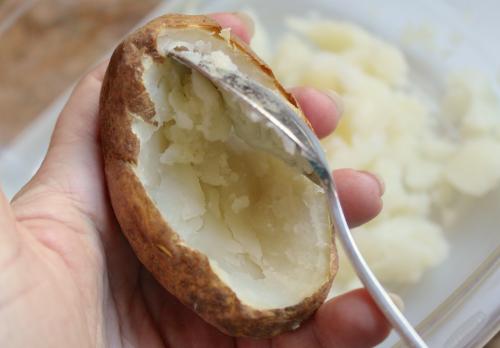 Un contorno festoso? Patate doppie al forno!